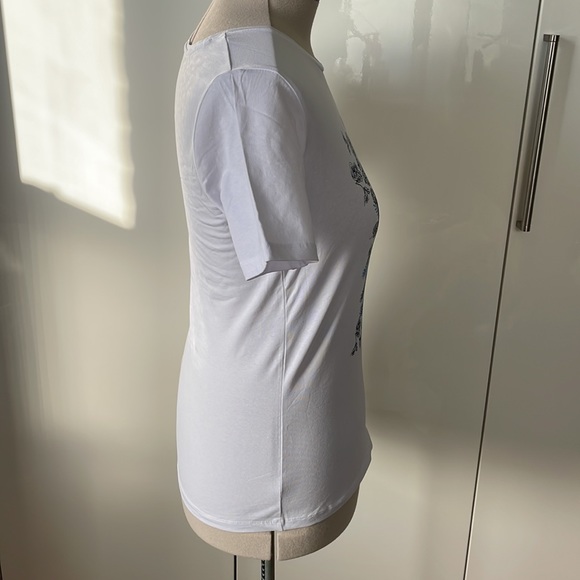 ESMARA T-Shirt with Short Sleeves in White Size Medium/8/10 NWOT 2/20$ - Picture 3 of 12